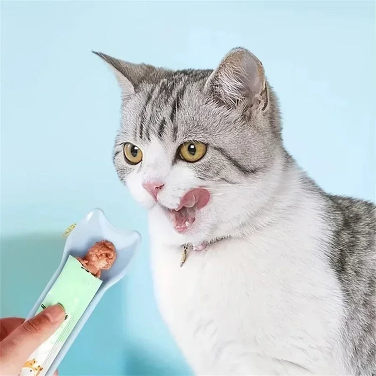 Cat Strip Squeeze Spoon