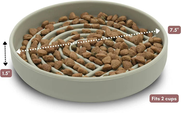Slow Food  Bowl Cat Anti-Knockover