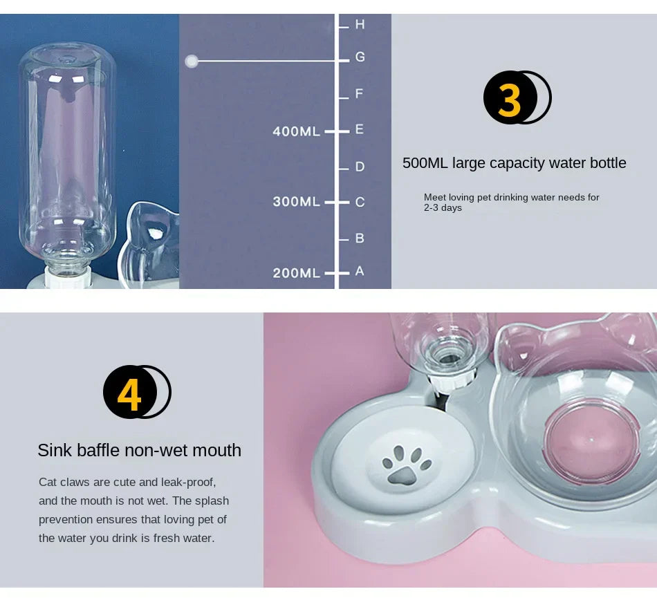 Elevated Bowls for Cats and Dogs