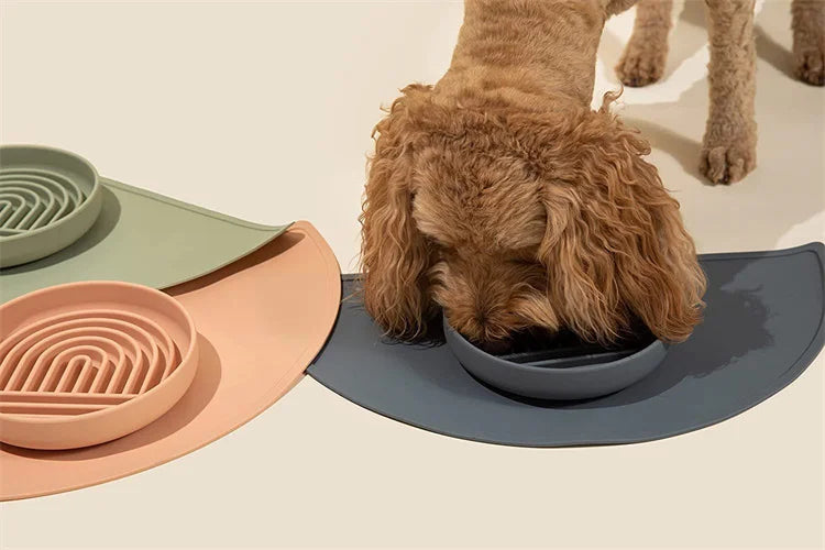 Slow Food  Bowl Cat Anti-Knockover