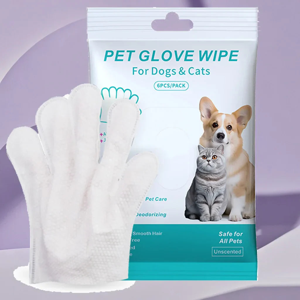 pet disposable gloves, bathing and cleaning for cats and dogs