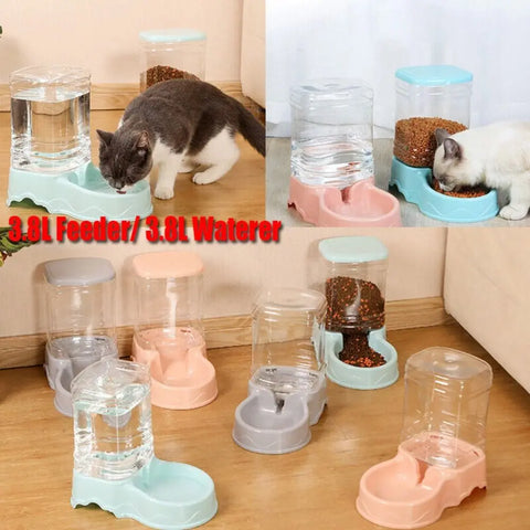 3.8L PP material Pet feeder Pet Water Fountain Drink Bowl