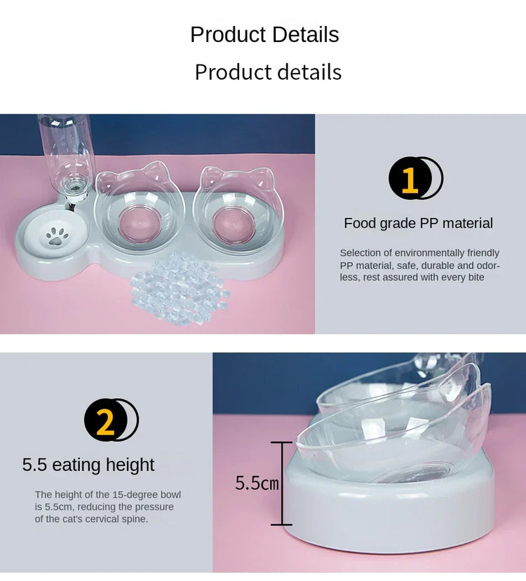 Elevated Bowls for Cats and Dogs