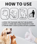 pet disposable gloves, bathing and cleaning for cats and dogs