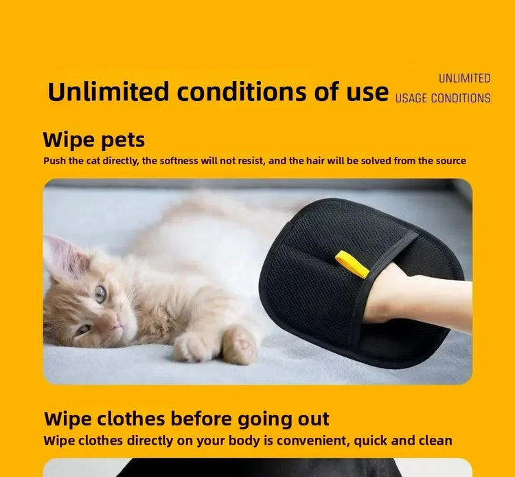 2/1pcs Pet Grooming Gloves Etc.