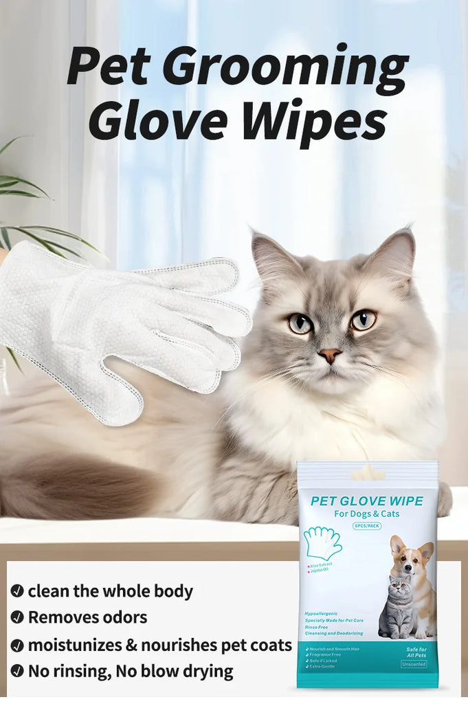 pet disposable gloves, bathing and cleaning for cats and dogs