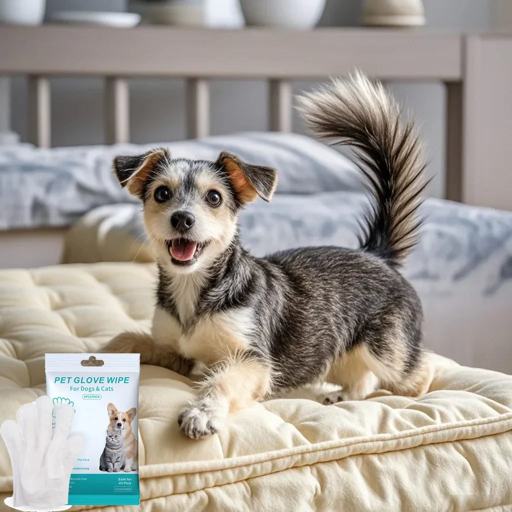 pet disposable gloves, bathing and cleaning for cats and dogs