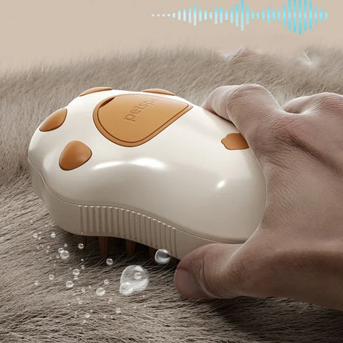 3 in 1 Steamy Pet Dog Brush Cat Steam Brush Electric Spray