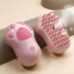 3 in 1 Steamy Pet Dog Brush Cat Steam Brush Electric Spray