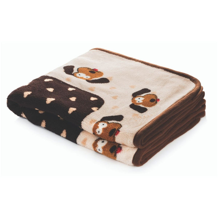Soft Plush Pet Blanket – Cozy Sleeping & Comfort Throw
